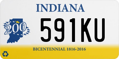 IN license plate 591KU