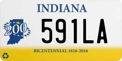 IN license plate 591LA