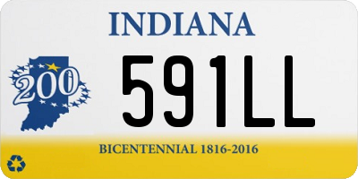 IN license plate 591LL