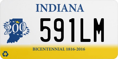 IN license plate 591LM