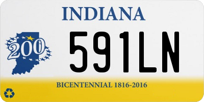 IN license plate 591LN