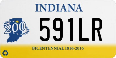 IN license plate 591LR