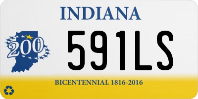 IN license plate 591LS