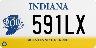 IN license plate 591LX