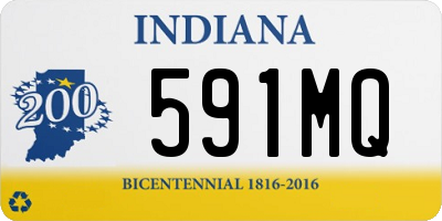 IN license plate 591MQ