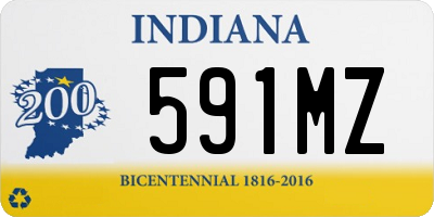 IN license plate 591MZ