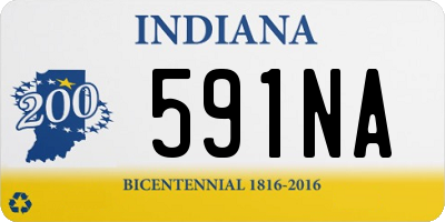 IN license plate 591NA