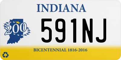 IN license plate 591NJ