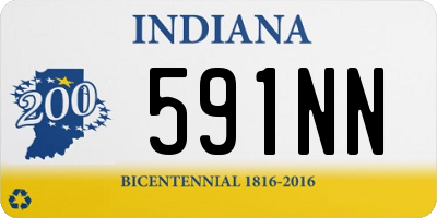 IN license plate 591NN