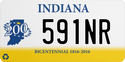 IN license plate 591NR