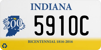 IN license plate 591OC