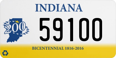 IN license plate 591OO