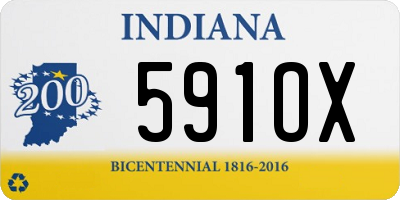 IN license plate 591OX