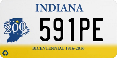 IN license plate 591PE