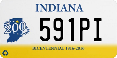 IN license plate 591PI