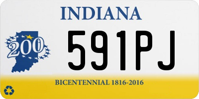 IN license plate 591PJ