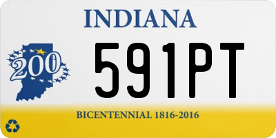 IN license plate 591PT