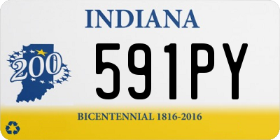 IN license plate 591PY