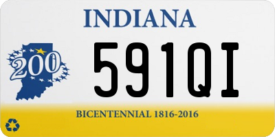 IN license plate 591QI