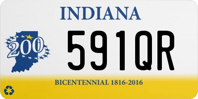 IN license plate 591QR