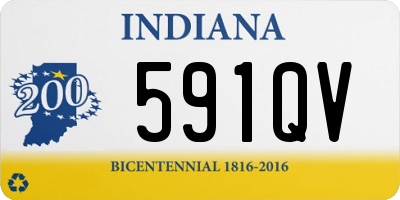 IN license plate 591QV