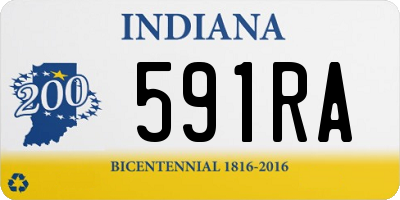 IN license plate 591RA