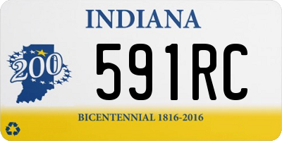 IN license plate 591RC