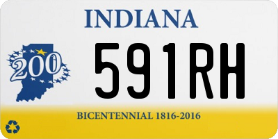 IN license plate 591RH