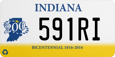 IN license plate 591RI