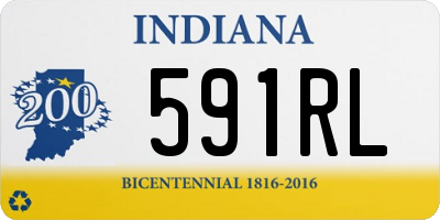 IN license plate 591RL