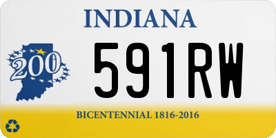 IN license plate 591RW