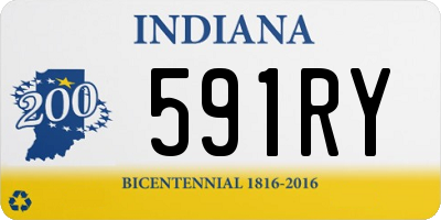 IN license plate 591RY