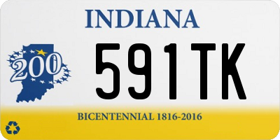 IN license plate 591TK