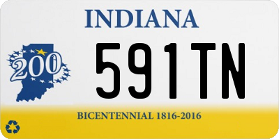 IN license plate 591TN