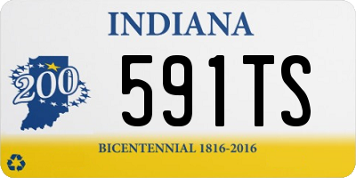 IN license plate 591TS