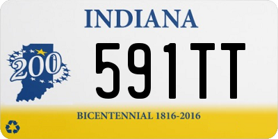 IN license plate 591TT