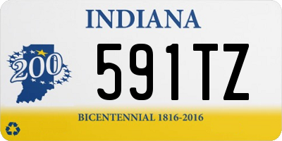IN license plate 591TZ