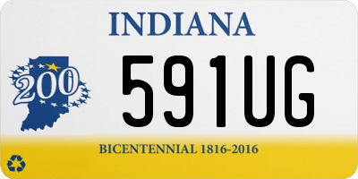 IN license plate 591UG