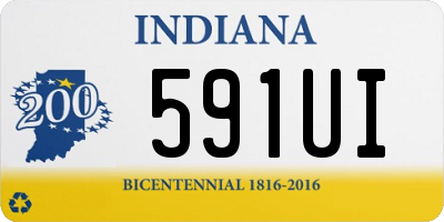 IN license plate 591UI