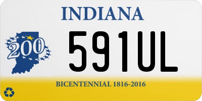 IN license plate 591UL