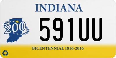 IN license plate 591UU