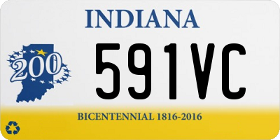 IN license plate 591VC