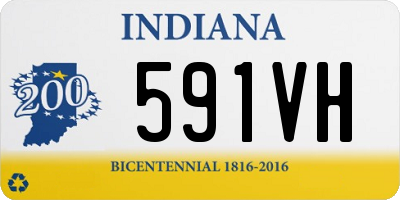 IN license plate 591VH