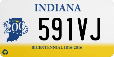 IN license plate 591VJ