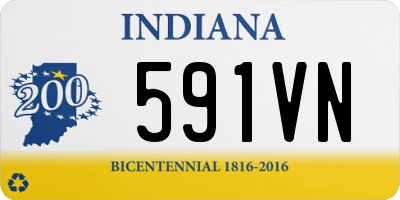 IN license plate 591VN