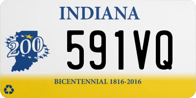 IN license plate 591VQ