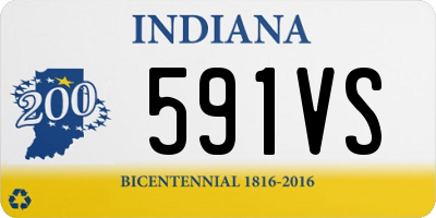 IN license plate 591VS