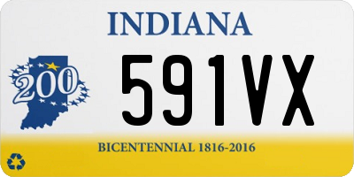 IN license plate 591VX