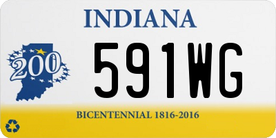 IN license plate 591WG