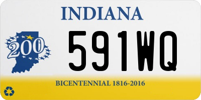 IN license plate 591WQ